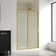 Ove Decors Stanford 48 In. W X 74 In. H Sliding Fluted Straight Alcove Shower Door