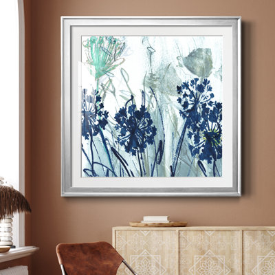 Indigo Field I - peinture encadrée