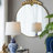 Iron Frame Vertical Round Mirror