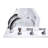 52'' x 30'' Fiberglass Bathtub with Faucet-86584626-63653304
