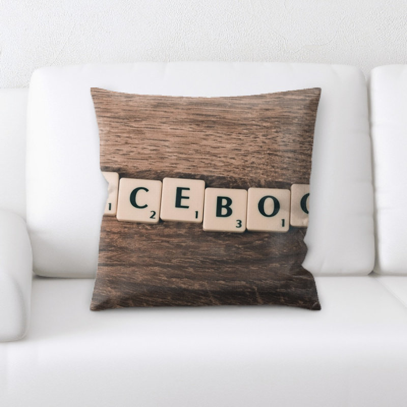 Microsuede Reversible Throw Pillow