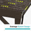 Pergola en métal avec système de drainage intégré, toit en acier galvanisé-137458095-137458101
