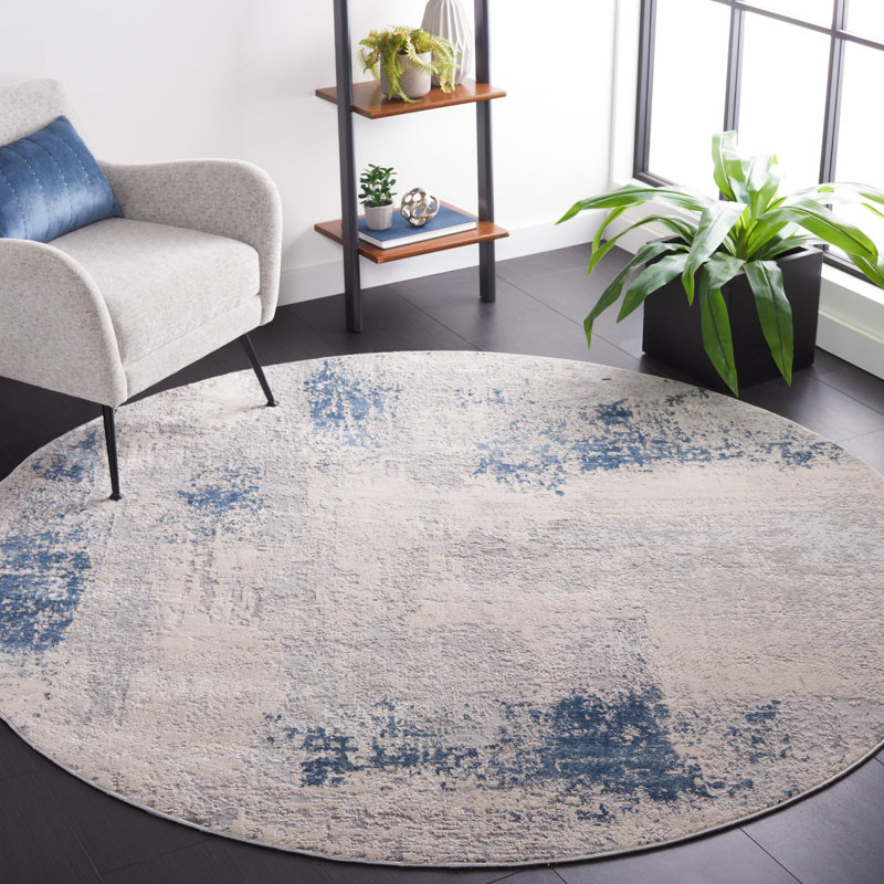 Kulig Performance Abstract Rug, Round 6'7"