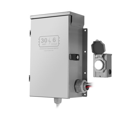 Ensemble de commutateur de transfert manuel 30A NEMA 3R 7500W 120 / 240V