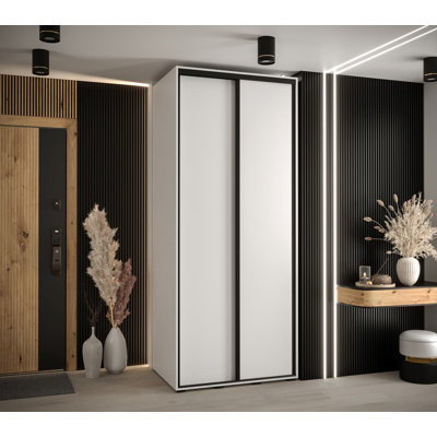 Cayleen 2 Door Manufactured Wood Wardrobe