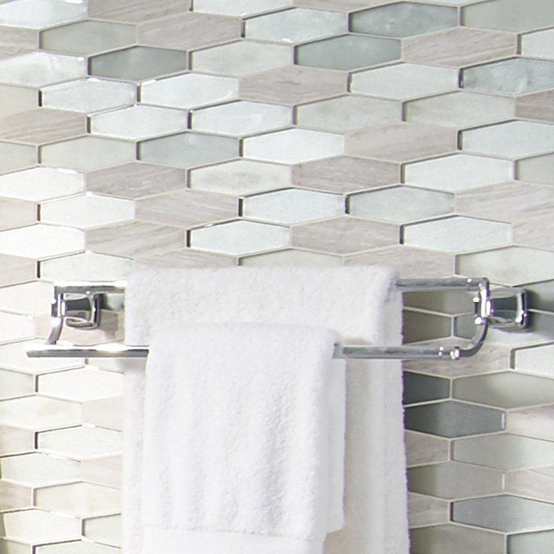 Barre à serviettes double American Standard Townsend, Chrome poli
