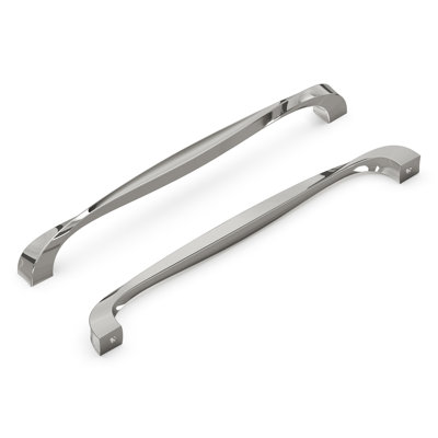 Twist Collection Handle Pull - 8-13/16" Center to Center Cabinet Pull Polished Nickel - Transitional Hardware for Drawers & Cabinets