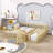 Freta Wood Bed Frame-37992123-37992120