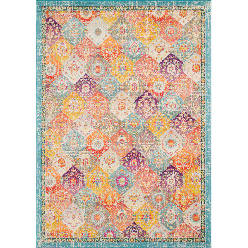 Galyean Abstract Indoor Rug, Rectangle 2'2" x 3'1"