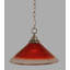 Luminaire suspendu en chaîne avec verre cristal ambré-32465984-32465985