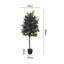190cm Faux Olive Tree Tree in Freestanding