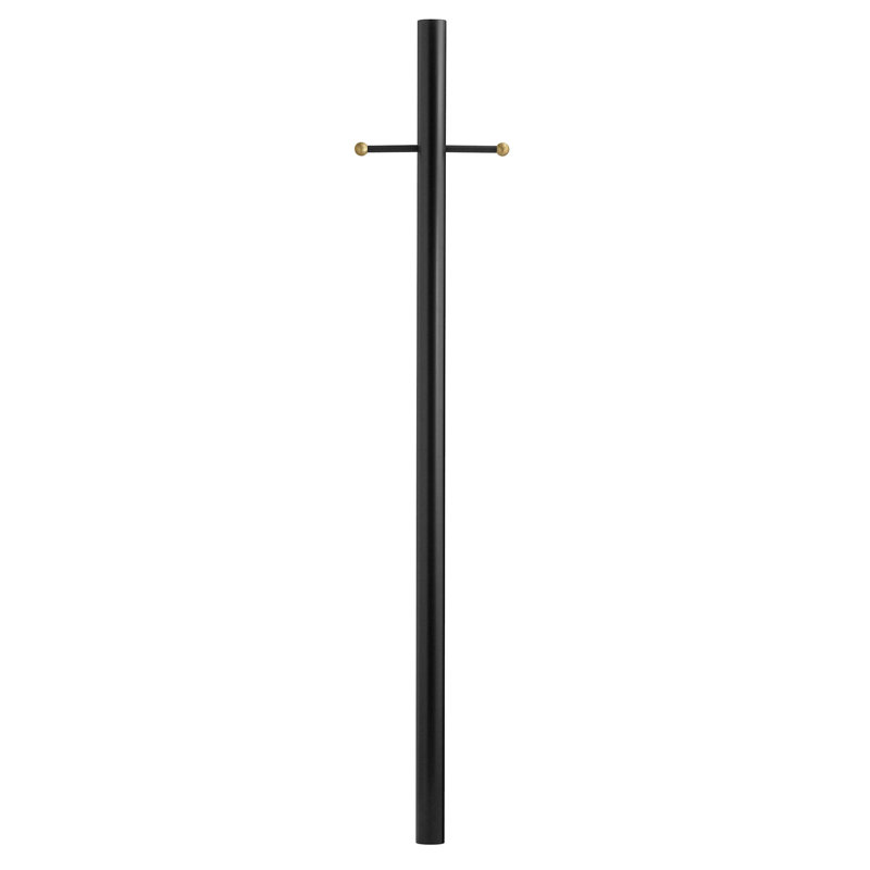 Direct Burial Textured Black 84" Post