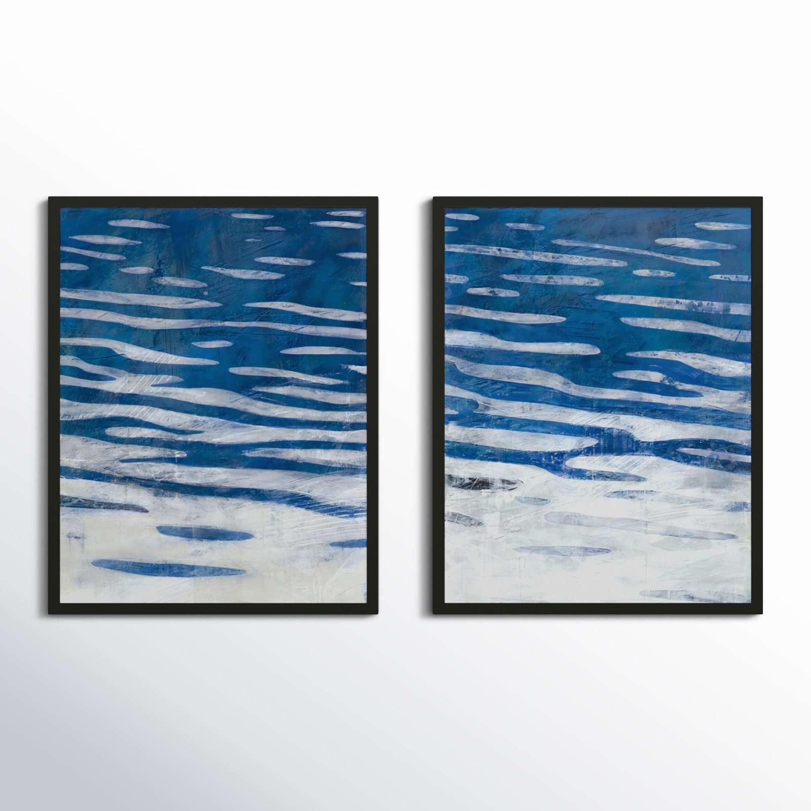 Radley "Oceanview" Print by Ivo Stoyanov, 38" H x 60" W x 1.25" D, Black Framed