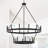 Beck 20-Light Dimmable Wagon Wheel Chandelier-1512851313