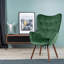 Moe Velvet Accent Chair-822265146-823658651