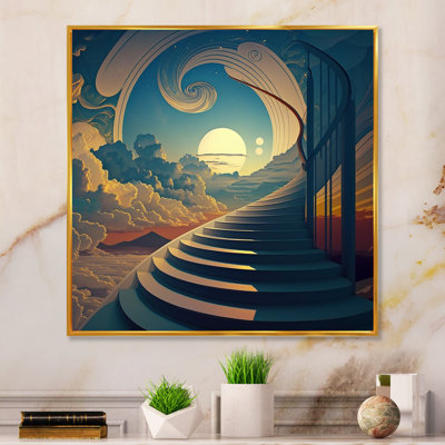 Art mural sur toile, "Stairs to Heaven I"