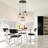 3 - Light Satin Black Caged Pendant