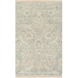Jodon Oriental Handmade Flatweave Light Gray/Green Area Rug