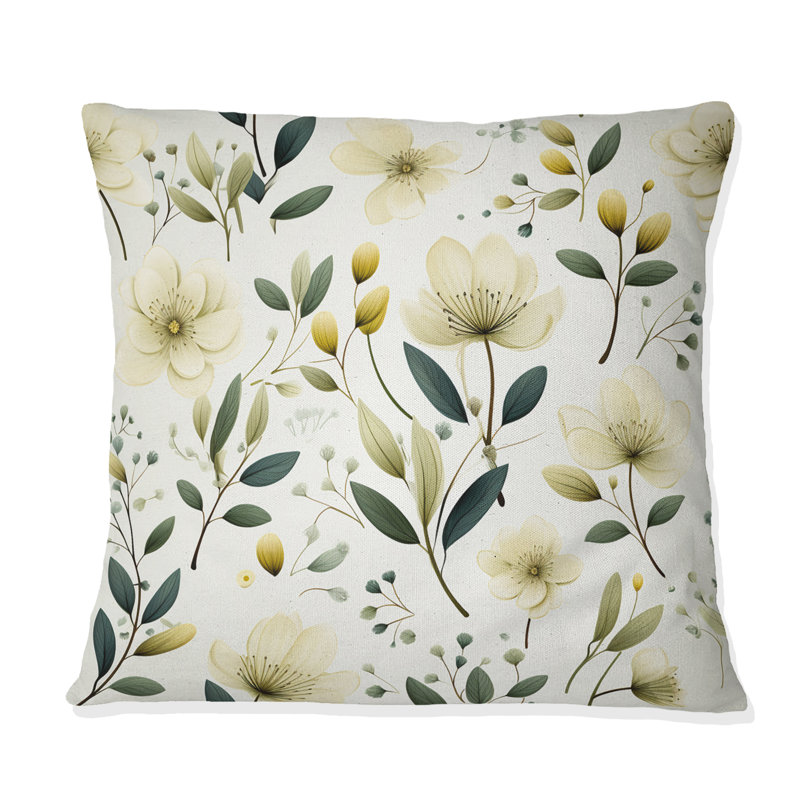 Coussin Minimalist Botany, H 18 po x l 18 po