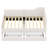 Beige Twin Size L-Shaped Corduroy Upholstered Daybed With 2 Storage Drawers