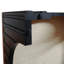 Table basse en bois avec charme rustique - base noire pour une construction carrée, polyvalente et polyvalente