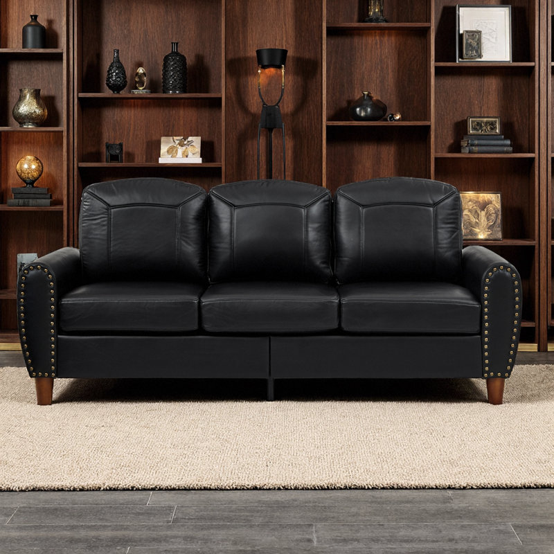 Canapé 81,5 po Classic Brown, Bourgogne