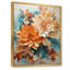 Orange et bleu sarcelle, tourbillon botanique I - art botanique abstrait-1229838095-1229838081-1262129441
