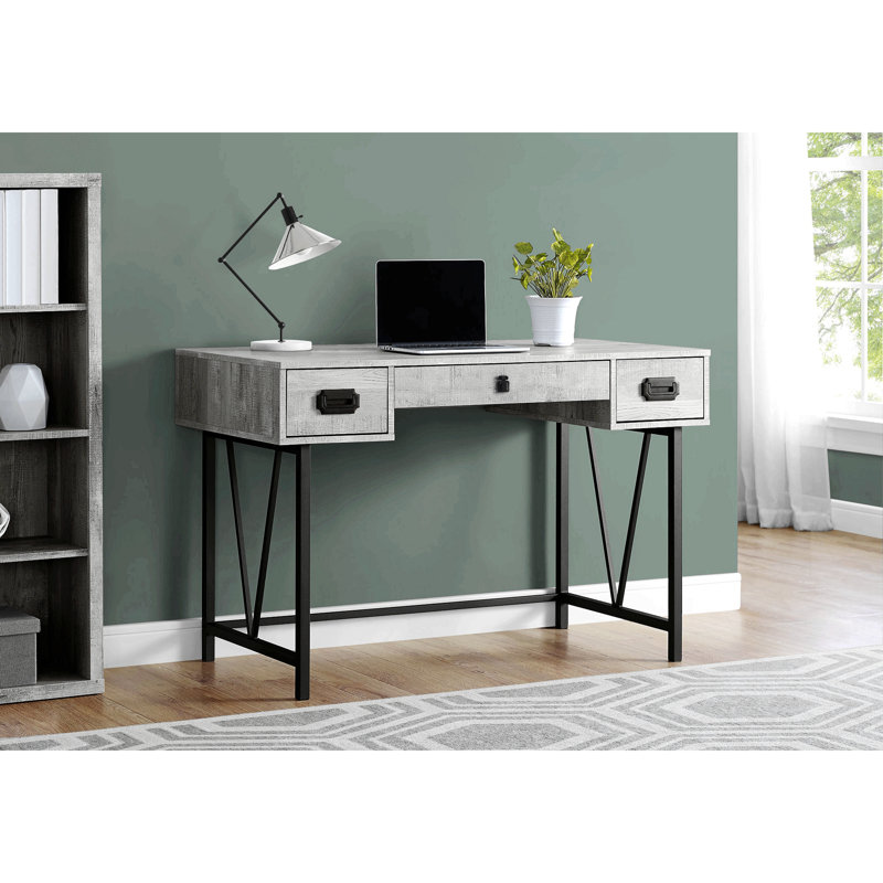 Bureau d'ordinateur Iglehart, Gris