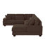 Canapé modulaire surdimensionné de 129 po en forme de U Canapé moderne de 129 po revêtu de velours côtelé doux avec une chaise longue pour le salon-290093889