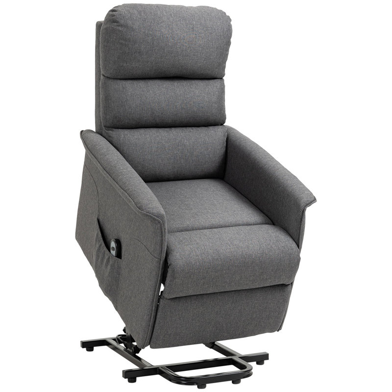 Fauteuil inclinable électrique, fauteuil assis, Polyester gris