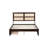 Headboard Full Size Bed With Two Practicality Storage Drawers, Appealing Rubber Wood And Woven & Drawers-1184803628-1184803631