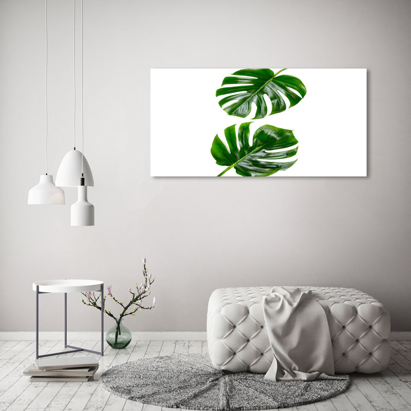 Tropical Leaves - Wrapped Canvas Print
