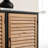 Industrial 43.3" Wide Accent Cabinet, Mid-Century Sideboard Storage Cabinet for Living Room, Dining Room, Entryway, Wood Shutter-212793625