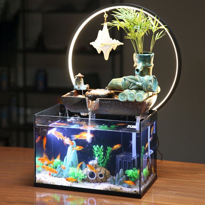 Aquarium en verre, H 22,83 po x l 15,75 po x P 8,27 po