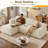 Clitheroe 96.5" L-Shaped Modern Minimalist Boneless Sofa, No Assembly Required Sectional Couch-2021592669-2021592667