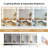 Greyden Makeup Vanity Set with Glass Table and Charging Station, Vanity Table with Lighted Mirror and 7 Drawers, Stool Included, for Bedroom-1786359298