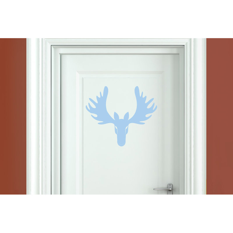 Animals Wall Decal, Light Blue