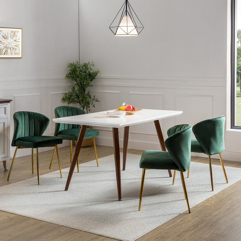 Fauteuil d'appoint à oreilles Axia, Vert