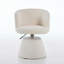 Tabouret de bar pivotant à 360 ° à hauteur réglable, chaise de salle à manger ronde rembourrée en chenille moderne, fauteuil de meuble-lavabo ergonomique pour chambre à coucher, îlot de cuisine et pub, paquet simple-768085640