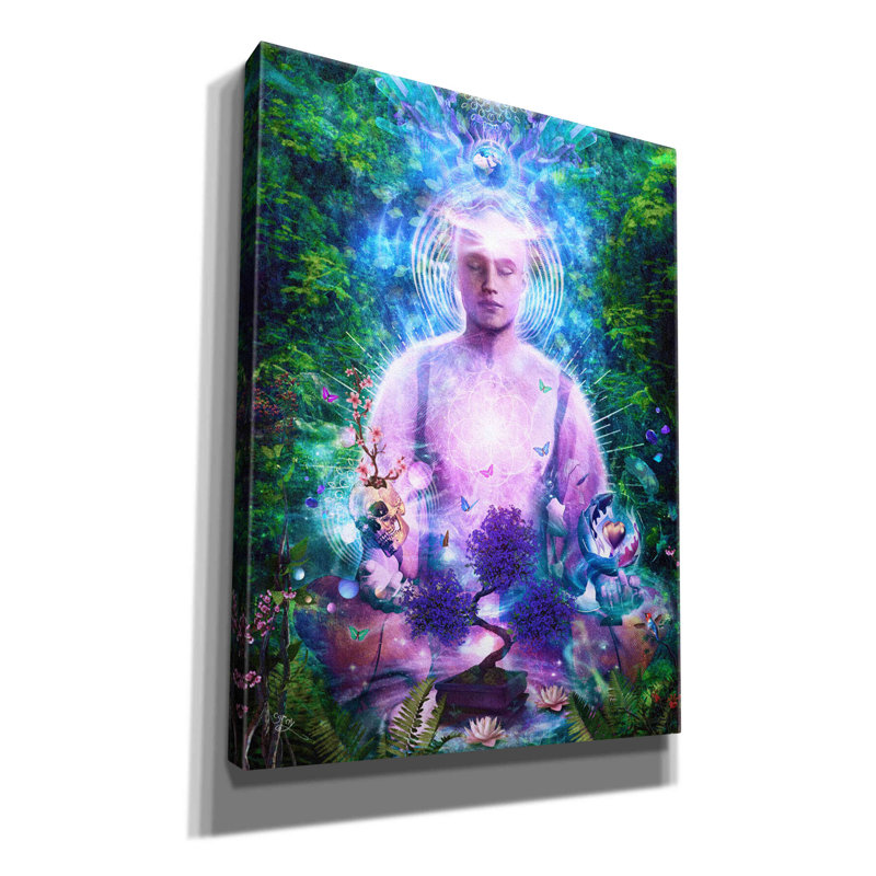 «Eber Daily Meditation On Canvas» par Cameron Gray, reproduction, H 16 po x l 12 po x P 0,75 po