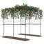 Support de treillis en métal pour jardin avec treillis