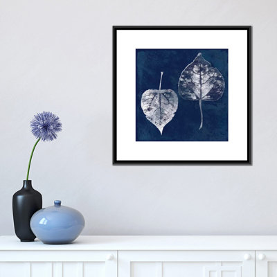 " Cyanotype Aspen Leaves " by Carol Robinson