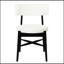Chaises de salle à manger de style Mid-Century moderne avec dossier ouvert et sièges rembourrés pour le confort et le style, parfait pour les maisons contemporaines-670554645