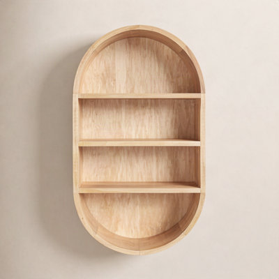 Minx 3 Piece Oval Mango Accent Shelf