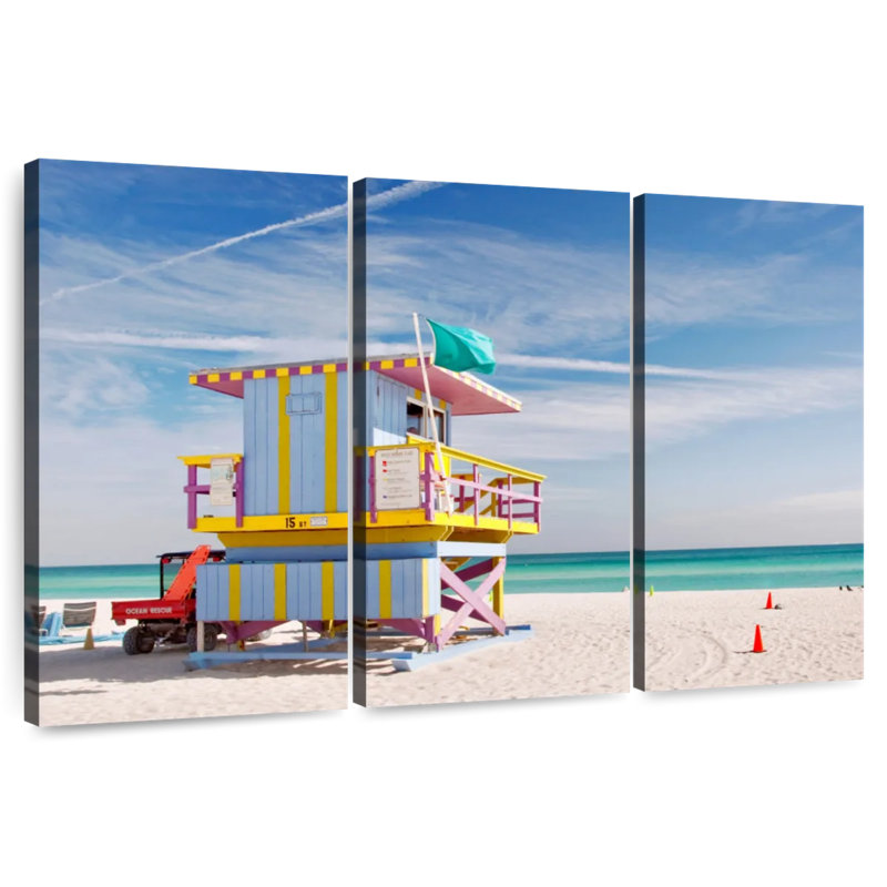 Gillard Miami Beach Lifeguard Tower, 48" H x 74" W