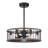 Marti 26" 6-Light Fandelier in Sapele with Remote Control