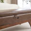 Banc rembourré en similicuir avec 4 pieds-604296615