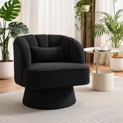 Upholstered Swivel Accent Chair