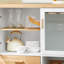 Solid Wood Top Kitchen Cart