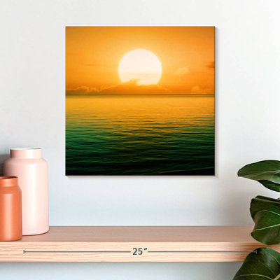 Gillard, coucher de soleil sur la mer
